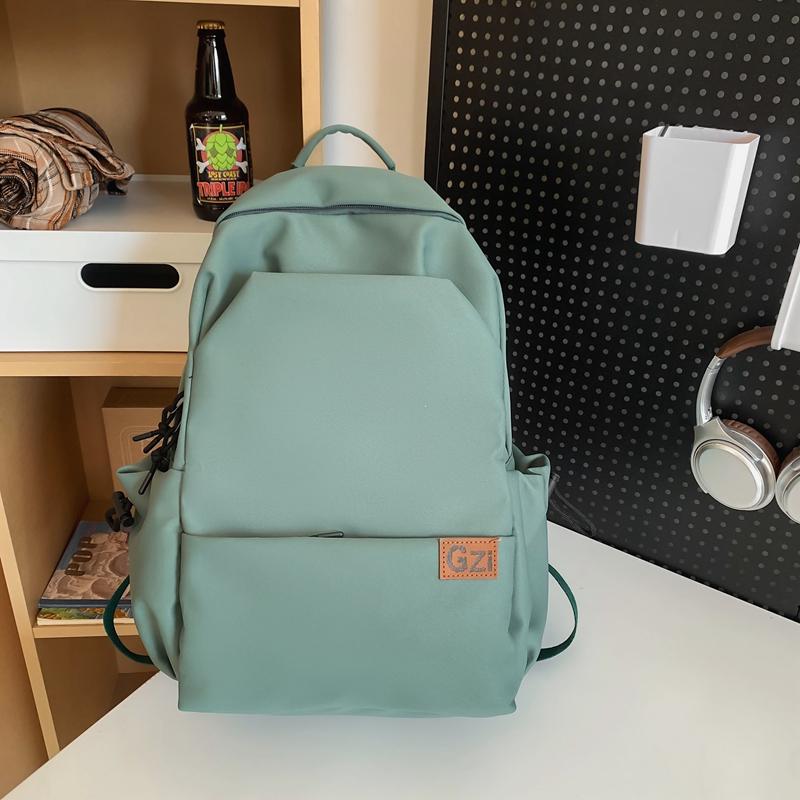 Студенческий рюкзак, мужской спортивный рюкзак, однотонный дорожный рюкзак для женщин и девочек