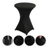 Height Stretch Round Tablecloth Cocktail Table Cover Spandex Table Cloth Bar Hotel Party Wedding Elastic TableCloth Decor