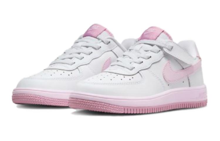 Nike Force 1 Low EasyOn White Elemental Pink Pink Foam (PS)