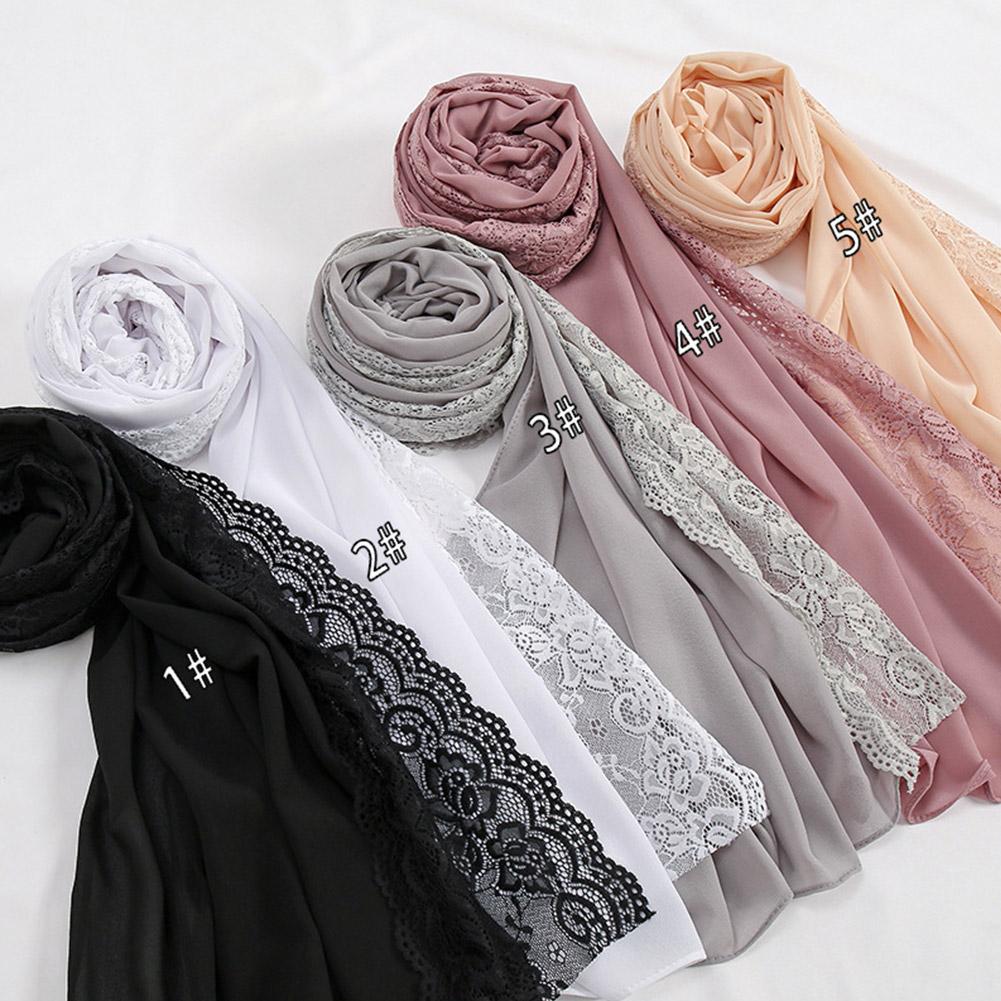New Arrival Crinkle Rayon Hijab Women Muslim Scarf Headscarf Size Wraps Big Foulard Shawls Plai Z1D6