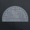 Military Protractor Coordinate Scale for Topographical Map Reading and Land Navigation Map Reading Ruler