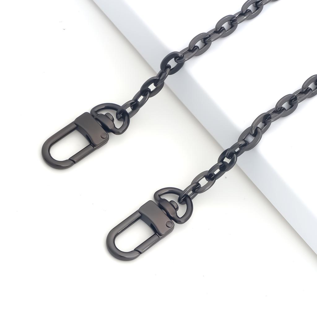 Purse Chain Strap Crossbody Chain Shoulder Bag Replacement Strap with Metal Buckles DIY Purse Making
