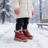 Winter Children Shoes With Thick Plush Insulation And Tpr Outsole For Boys And Girls