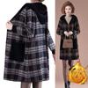 Women Hooded Cardigan Jacket Autumn Winter Plush Mid-length Casual Long Fleece Coat Women's Warm Clothing