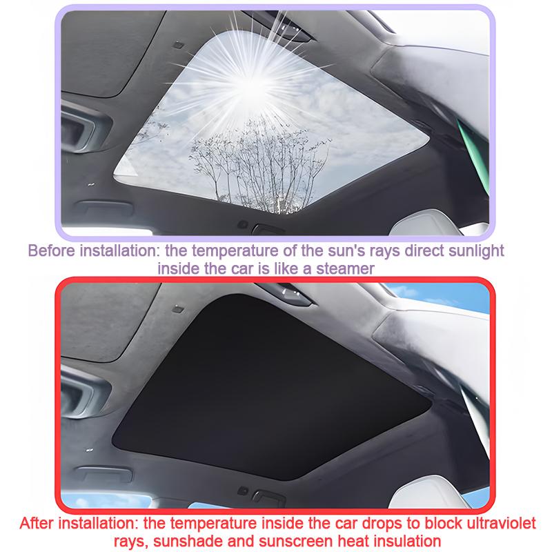 Car Insulation Sunroof Sunshade For BMW iX I20 2022 2023 2024 2025 Electrostatic Adsorption Sunshade Skylight Blind Accessories
