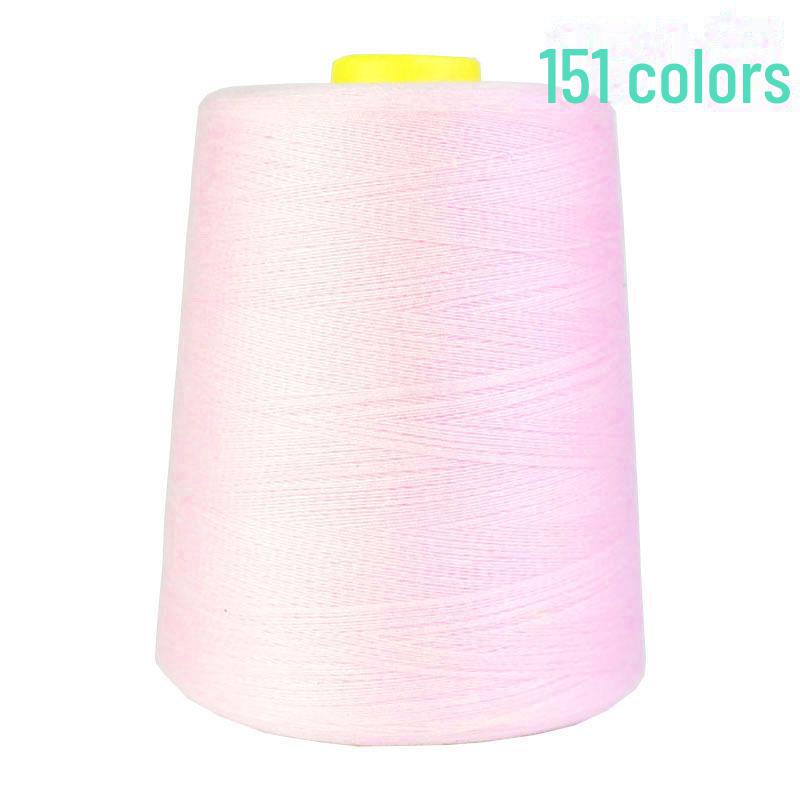 402 High-Speed Polyester Sewing Thread, 8000 Yards, Black & White for Industrial Sewing Machines