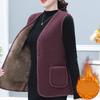 Women Vests Waistcoats New Autumn Winter Button Lamb's Fleece Vests Sleeveless Jacket Large Size Button Coats Trendy Outwear