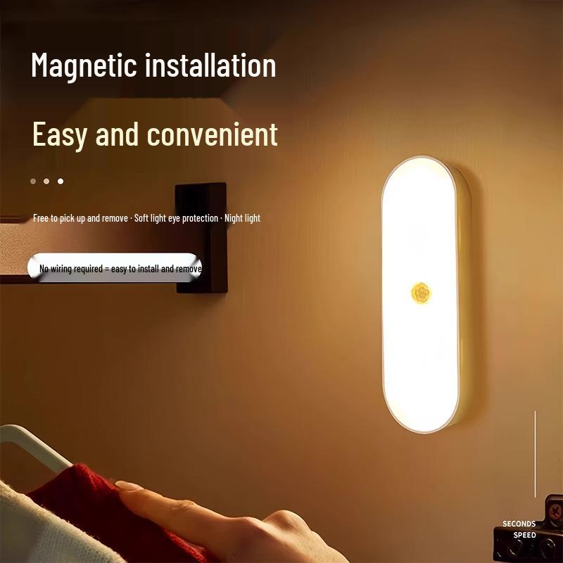 Smart Rechargeable Motion-Sensor Night Light for Hallways and Stairs