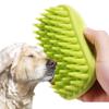 Silicone Pet Bathing Brush: Massages, Grooms, Removes Floating Hair