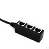 Ports Ethernet LAN Network Cable Splitter Extender Adapter