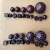 15 шт./набор многогранных игральных костей D3-D100 сферические RPG полные DND непрозрачные черные 100-гранные игральные кости ролевые настольные вечеринки настольная игра