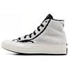 1970s Chuck Taylor All Star Trendy Versatile High-Top Canvas Unisex White & Black