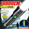 High Power Led Flashlight 2000LM Tactical With Display Light USB Charging Built-in Battery Hand Zoom Lantern Camping Outdoor Use