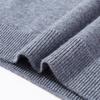 Luozi Men's Winter Thick Crew Neck Wool Blend Sweater