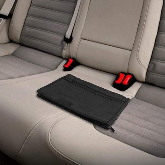 Сумка для хранения в центральной консоли, держатель, застежка-молния, многоцелевой автомобильный перчаточный ящик, органайзер для документов