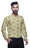 BestMan Mandarin Men CollarA  ShirtsA  Regular Fit Printed Mens Short Kurta