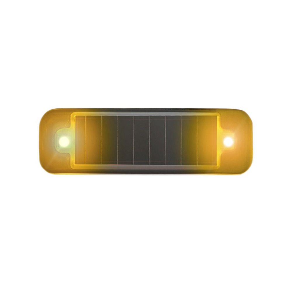 Solar-Powered LED Flashing Bicycle Light Simulated Alarm Motorcycle Running Lamp Car