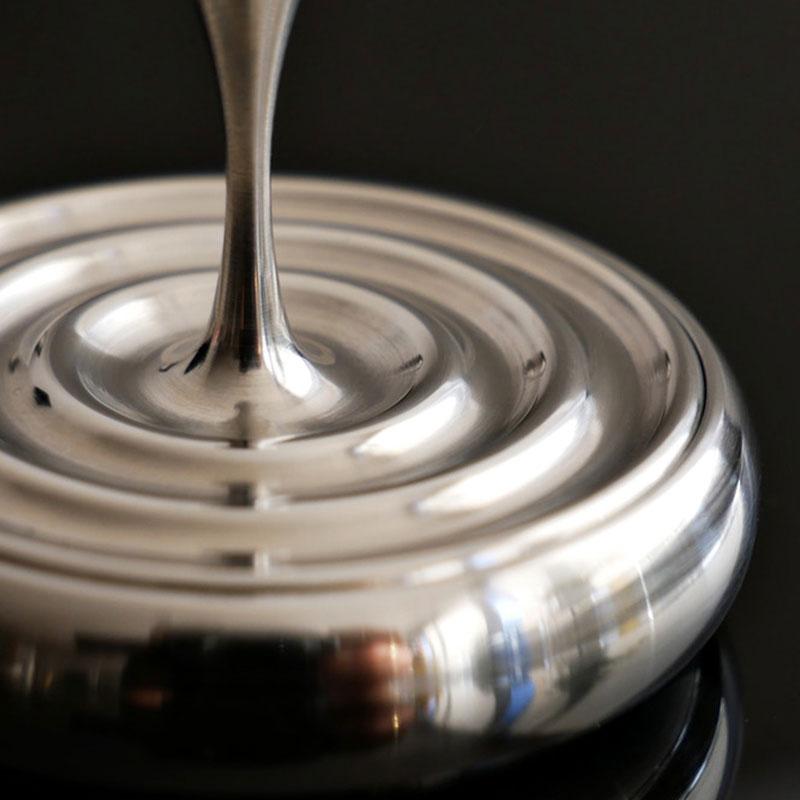 Rotating Water Drop Gyroscope Rotating Decorative Desktop Drip Tube Pressure Reducing Toy Gift Rotating Water Splash Gyroscope