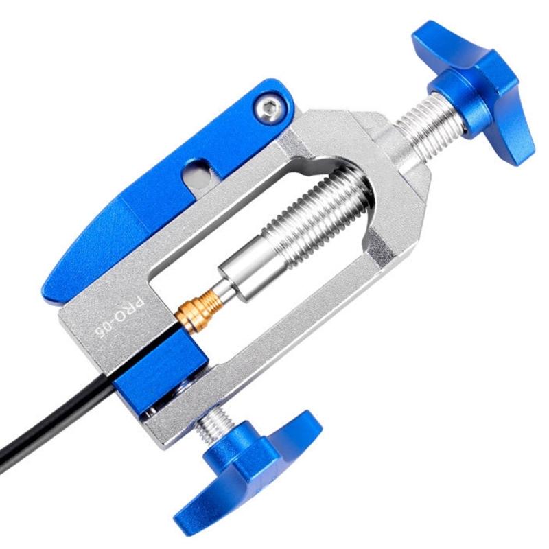 Велосипеды Инструмент для вставки иглы для смазки Инструмент для вставки шланга гидравлического дискового тормоза с резаком Игловодитель Инструмент для вставки