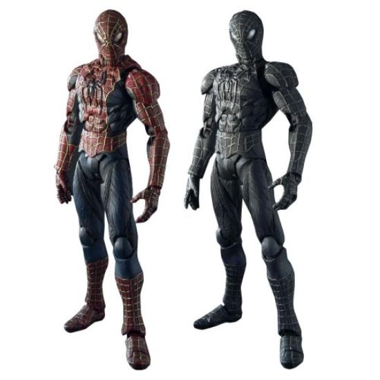 TAMASHII NATIONS MOVIE REALIZATION Black Spider-Man & Spider-Man