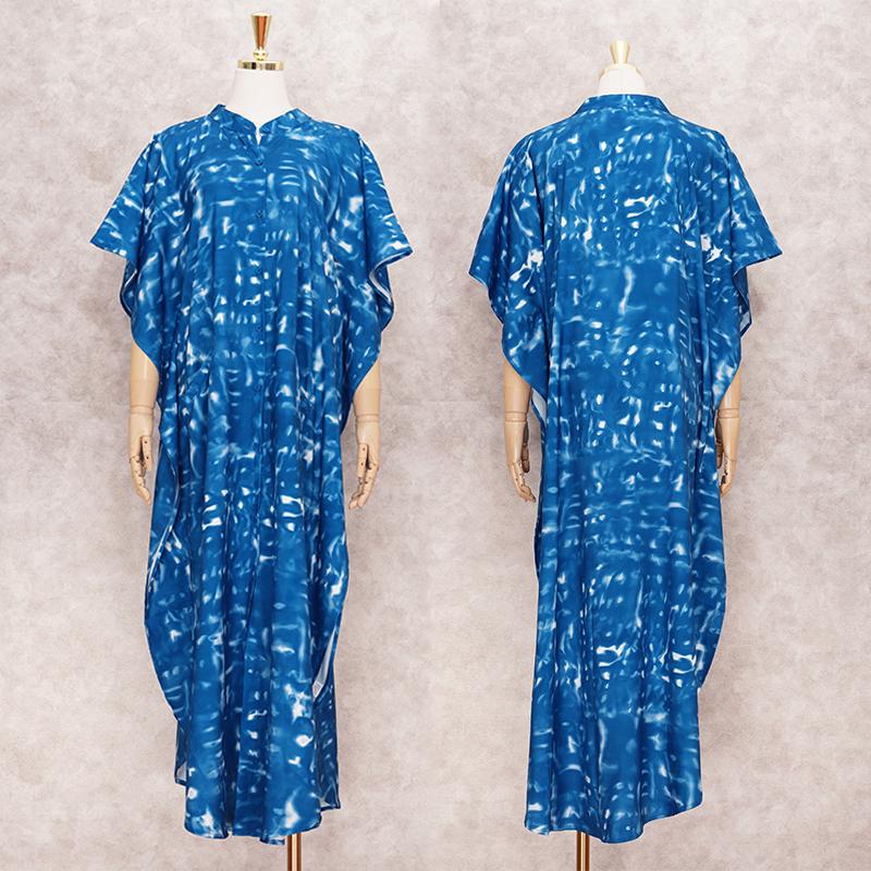 Женская пляжная туника-макси на пуговицах. Расцветки в ассортименте