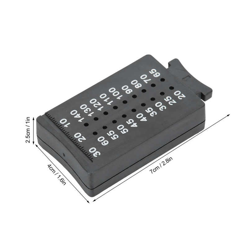 Гуттаперчевый резак, измерительная линейка, эндодонтическая шкала, стоматологический инструмент