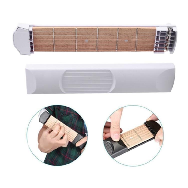 Карманный тренажер для гитары, 6 ладов, инструмент для тренировки игры на гитаре.