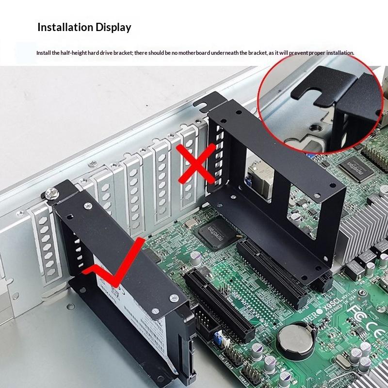 Корпус Компьютера Настольный SSD HDD Универсальный Отсек для Жесткого Диска PCI Слот Расширения Подходит Для 2,5-Дюймовых/3,5-Дюймовых Жестких Дисков