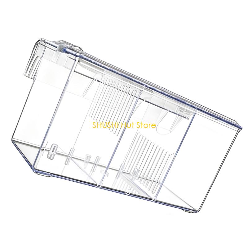 Fish Breeding Box Aquarium Hatchery Incubator Box External Mount for Newborns D57B