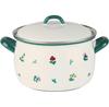Saucepan Country Streublumen with Lid 16 Cm 1.5 L (0164-049)