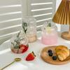 Transparent Glass Cup Creative Ins Exquisite Heat-resistant Tumbler Tea Juice Milk Coffee Mug Home Office Cocktail Beer Glasses