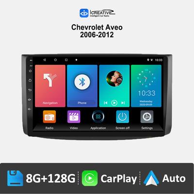 Android 10 Автомобильное радио для Chevrolet Aveo 2006-2012 Мультимедийный видеоплеер Навигация GPS CarPlay Авто Стерео Головное устройство Без DVD
