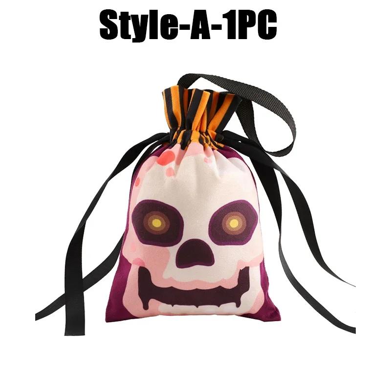 Большие пакеты для конфет на Хэллоуин, мешочки для закусок с тыквенной завязкой, маленькие сувениры для угощения детей, школьные принадлежности для вечеринки в классе