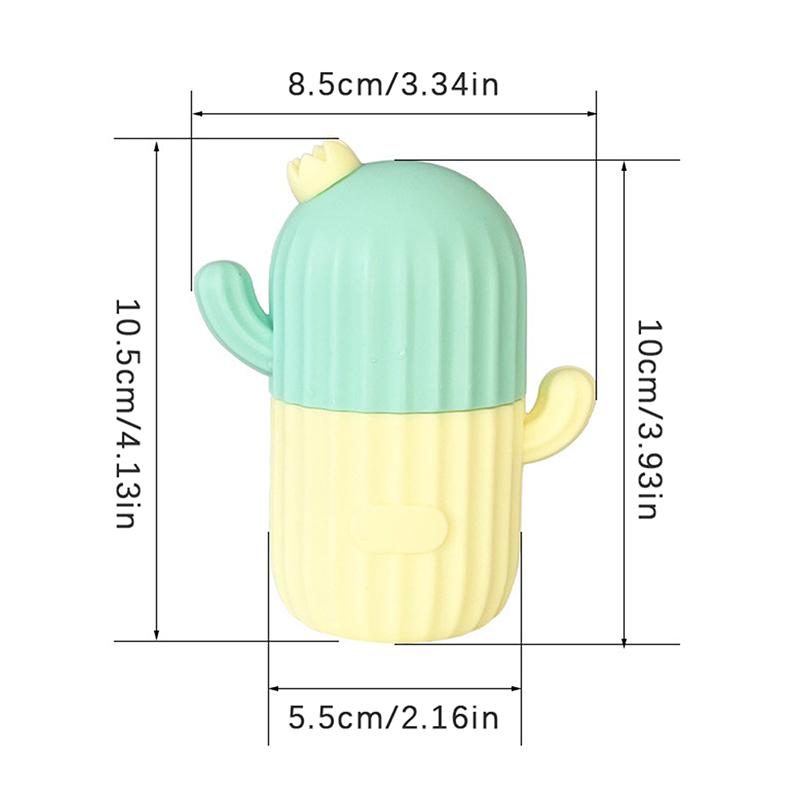 Cactus Silicone Ice Cube Trays Beauty Lifting Ice Ball Face Massager Contouring Eye Roller Facial Treatments Reduce Acne