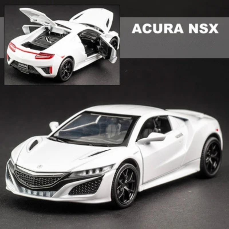 1/32 Honda Acura NSX Alloy Sports Car Diecasts & Toy Vehicles Металлическая модель автомобиля Моделирование Звук и свет Коллекция Детская игрушка в подарок