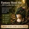 with Step-by-Step Guide Knitted Hat Crochet Kit DIY Animal Hood Hat Crochet Kit  for Beginners