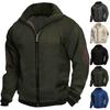 Men's Fleece Hoodie Casual Long Sleeve 1/4 Zipper Pullover Sweatshirts