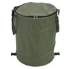 Camping Trash Can with Zippered Lid 24 Gallons Large Capacity Foldable Portable Garden Garbage