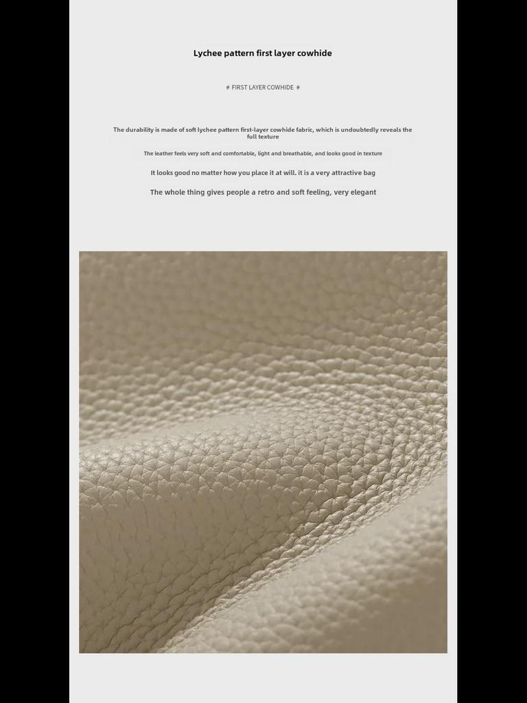 2023 Women's Genuine Leather Bucket Bag - Trendy Large-Capacity One-Shoulder Tote & Commuter Handbag