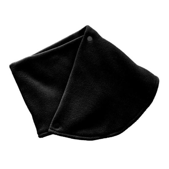 Solid Color Scarf Women Thickened Velvet Warm Buttons Closure Scarf Quick-Drying Sweat-Absorbent