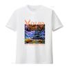 Винтажная Футболка Streetwear с Принтом Warlord Band Thy Kingdom Come, Фэнтези Космический Замок, Винтажная Стирка