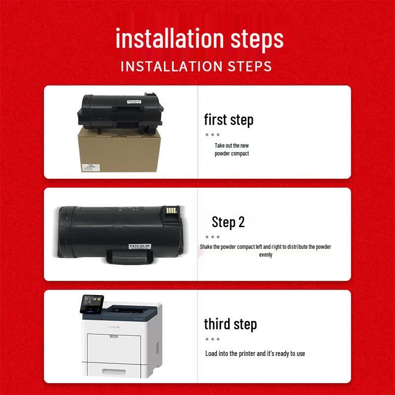 Fuji Xerox P475 Compatible Toner Cartridge VII5021 4021 CT203365/203366
