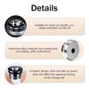 ZNBUA1 Alloy Socket Dust Cover Lighter Plug Car Cigarette Lighter Cap For Alfa Romeo 159 Giulietta 156 147 Giulia Mito GT Stelvio