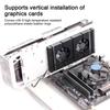 GPU Backplane Radiator Graphics Card Backplate Memory Cooler Heatsink Cooling Fan Panel DIY Gamer Cooler for RTX 3090 3080 3070