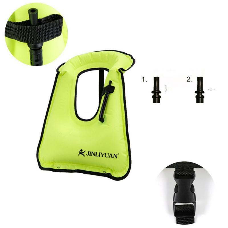 Snorkel Undershirt Adult Portable Inflatable Swim Undershirt Buoyancy Assistance Swimsuit For Men And Women