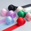 Decorative Romantic and Cozy Solid Color Soft Ribbon Ribbon Extra Wide Plain Ribbon Wedding Ceiling Chair Back Gift Flower Decorative Color Ribbon
