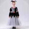 Halloween New Alice In Wonderland Poker Queen Clown Costume Plaid Skirt Children's Performance Costume