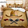 Cowboy Bedding Set Wild West Cowboys Western Style And Horses Themed Duvet Cover Microfiber Quilt Cover For Kids Boys Teen Decor