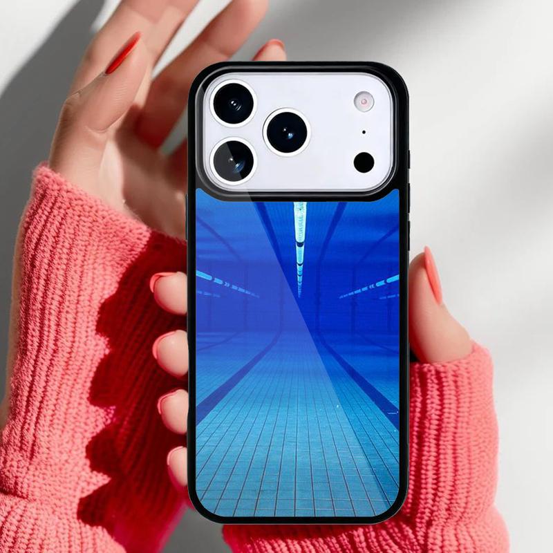 Летний чехол для телефона с узором «Водная гладь» для iPhone 17 Air 16e 15 14 13 Pro Max Задняя крышка для 12 11 Pro Coque