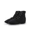 Soft Canvas Women Sports Jazz Dance Shoes Lace Up Dancing Boots Sneakers